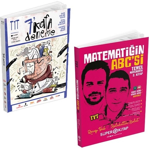 Tyt Matematiğin Abc'si Temel Matematik 2. Kitap Süper Kitap 2022 + Tyt 7 Kafa Deneme Süper Kitap Hijyenik Kitap 2022