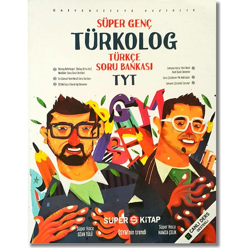 Tyt Türkçe Süper Genç Türkolog Soru Bankası Süper Kitap Hijyenik Kitap 2022