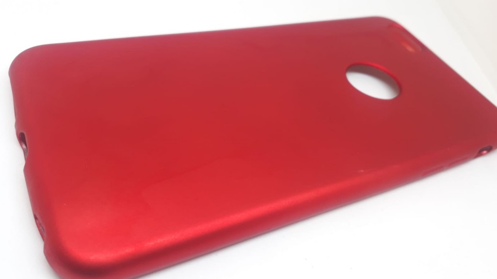 İphone 6 Plus Silikon Telefon Kılıfı (Kırmızı)