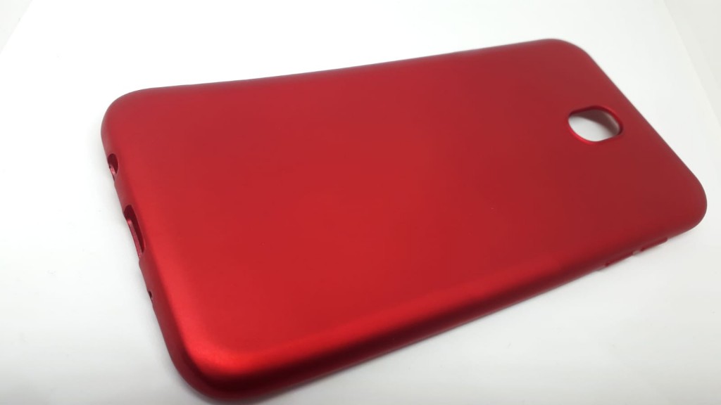 Samsung Galaxy J7 Pro Silikon Telefon Kılıfı (Kırmızı)