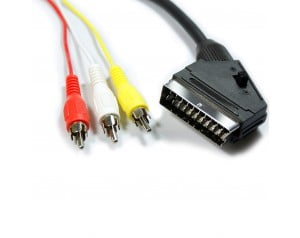 Tunex Scart To 3Rca Dönüştürücü Kablo