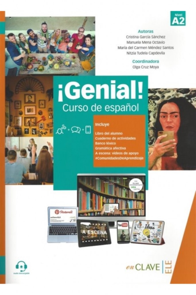 Genial! Curso De Espanol A2 +Audio Descargable - Cristina Herrero Fernandez 9788416108787