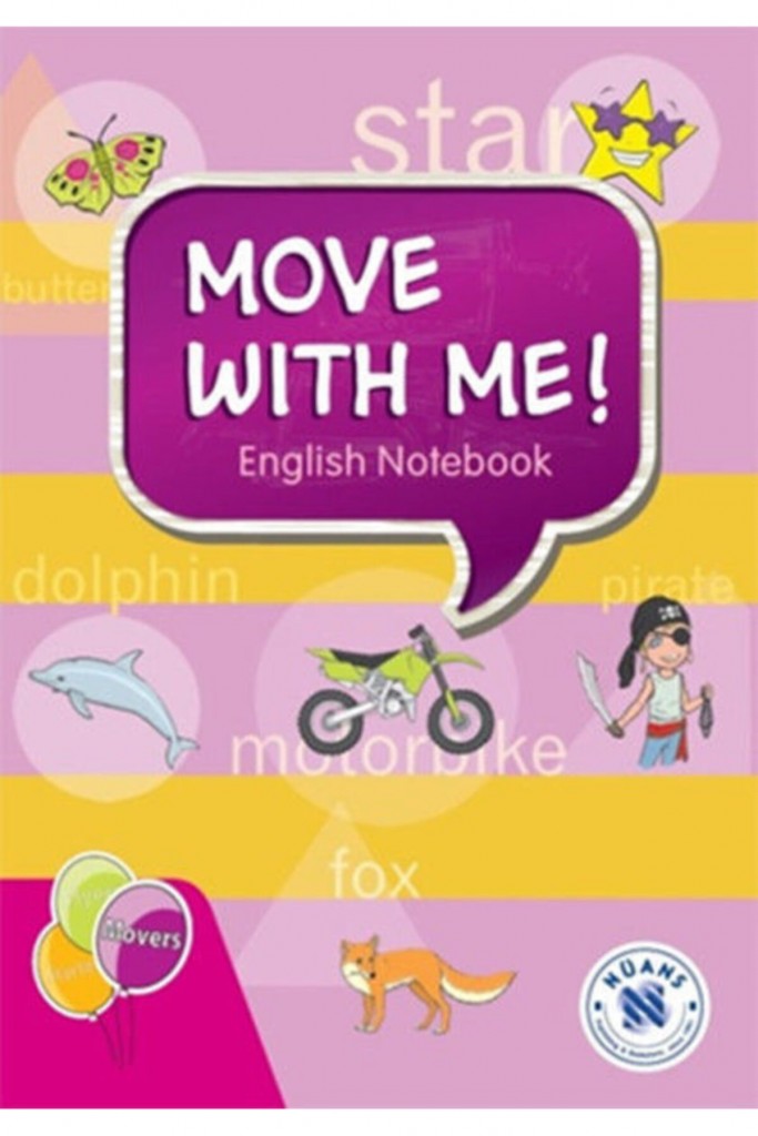 Move With Me! English Notebook - Kolektif