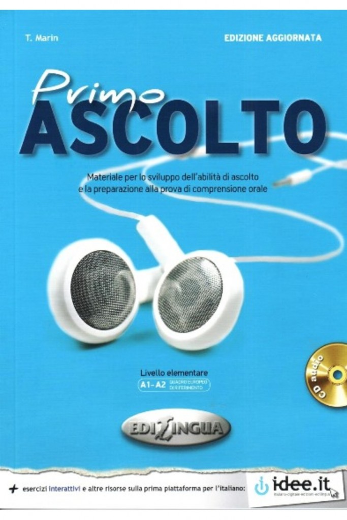 Primo Ascolto +Cd (Edizione Aggiornata) A1-A2 (İtalyanca Temel Seviye Dinleme) - T. Marin