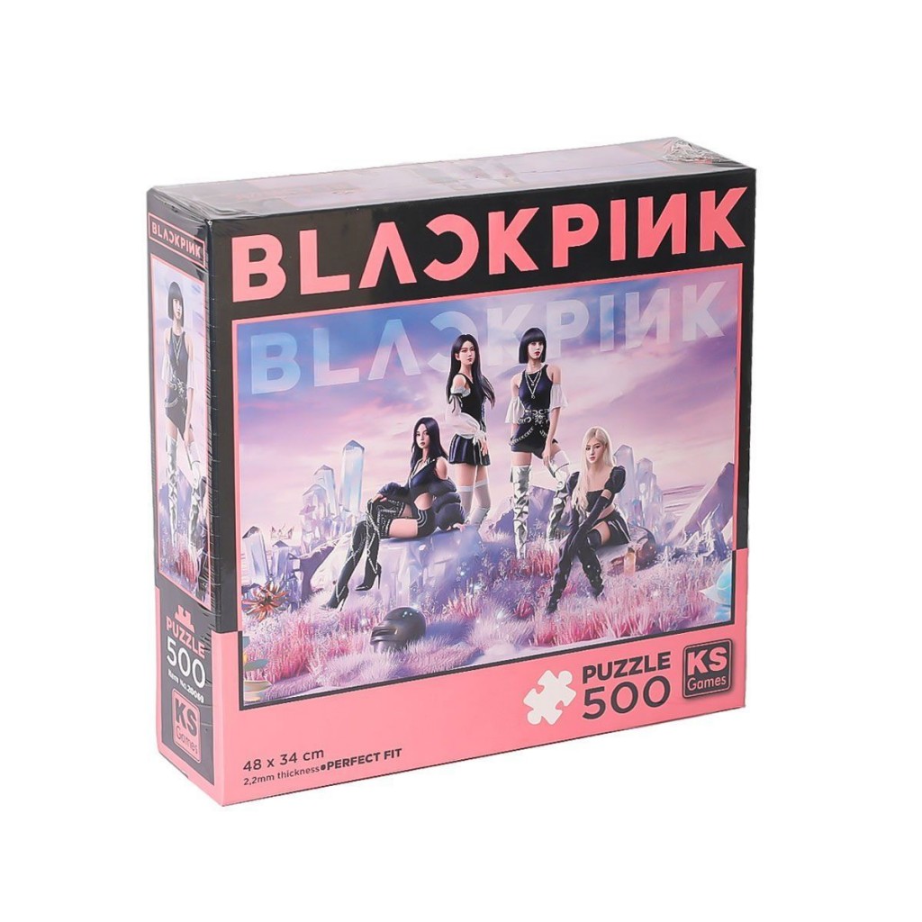 20069 Black Pink 500 Parça Puzzle