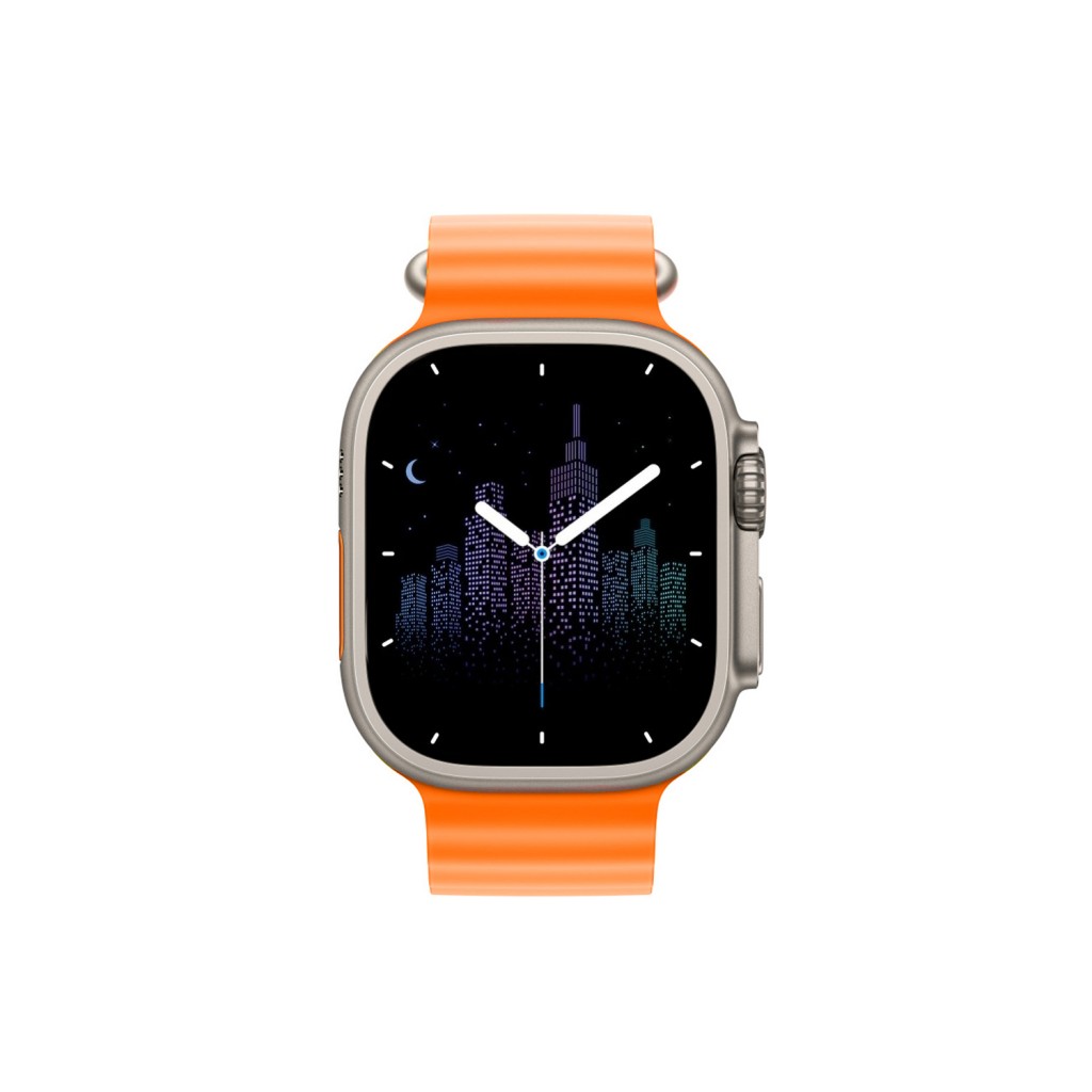 2023 Watch 8 Pro Max Amoled Ekran Android İos Uyumlu Akıllı Saat Turuncu