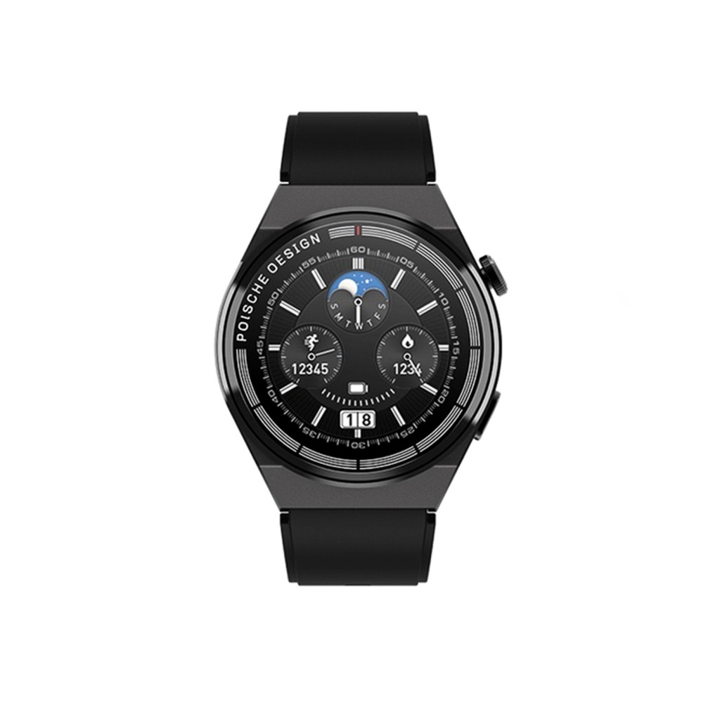2023 Watch Gt3 Max Android İos Harmonyos Uyumlu Akıllı Saat Siyah