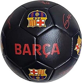 Barcelona Makine Dikişli Dana Derisi Bacelona İmzalı Futbol Topu