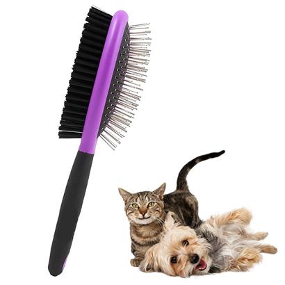 Çift Taraflı Pet Temizleme Fırçasıshopzum  Pratik Evcil Hayvan Kedi Köpek Temizleme Shopzum-Aras36553