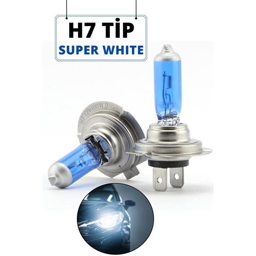H7 Model Beyaz Işık Far Ampül Seti	 422311