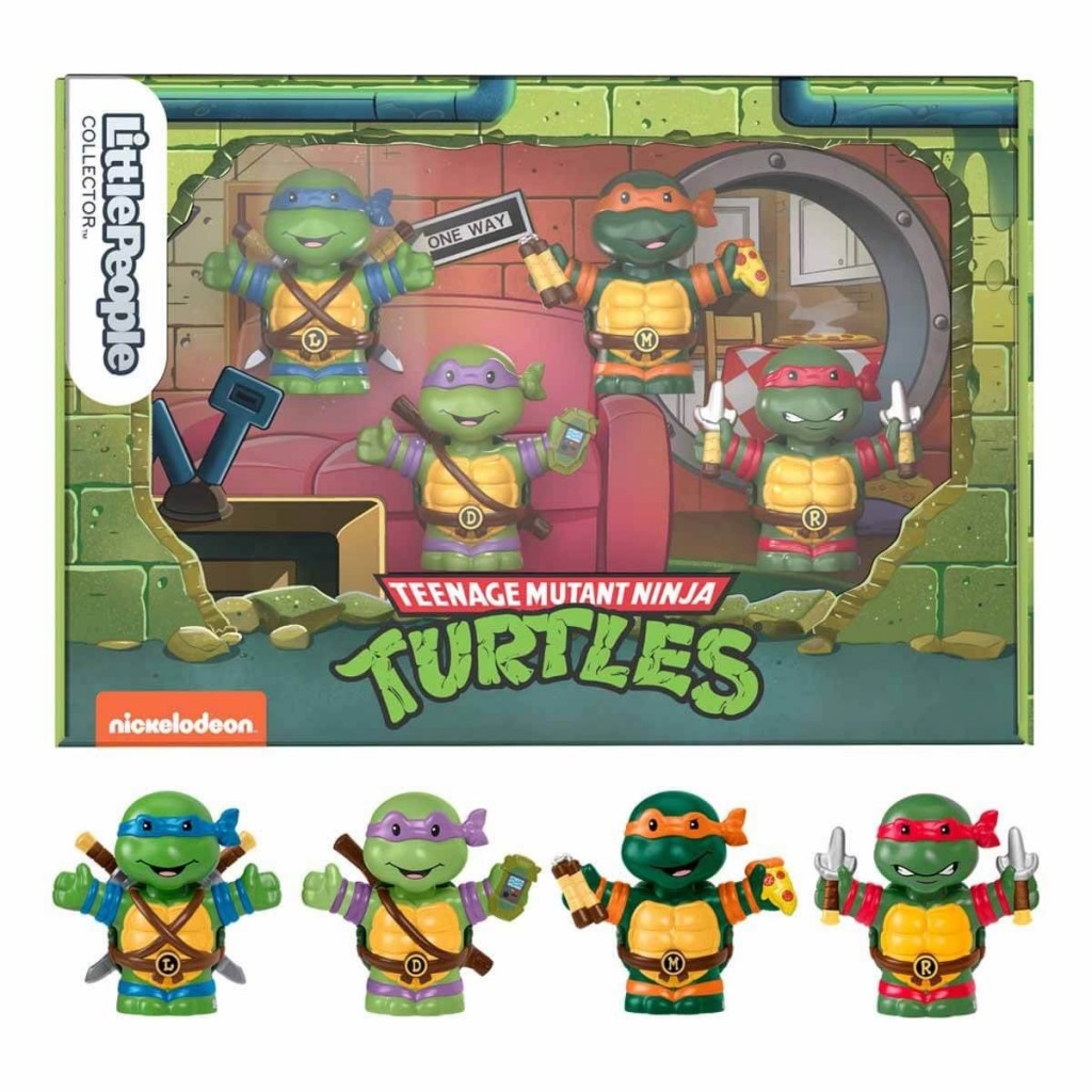 Hpm43 Little People® Collector Teenage Mutant Ninja Turtles 4'Lü Özel Set
