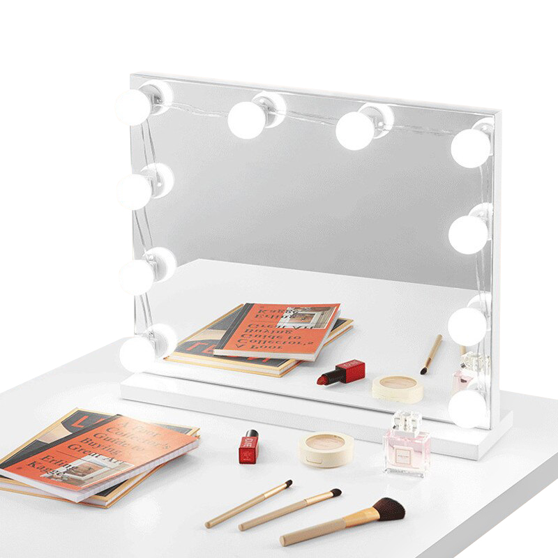 Shopzum Pm-14326 Usbli̇ Parlaklik Ayarli 4Lü Led Ayna Üstü Makyaj Aydinlatma Işiği