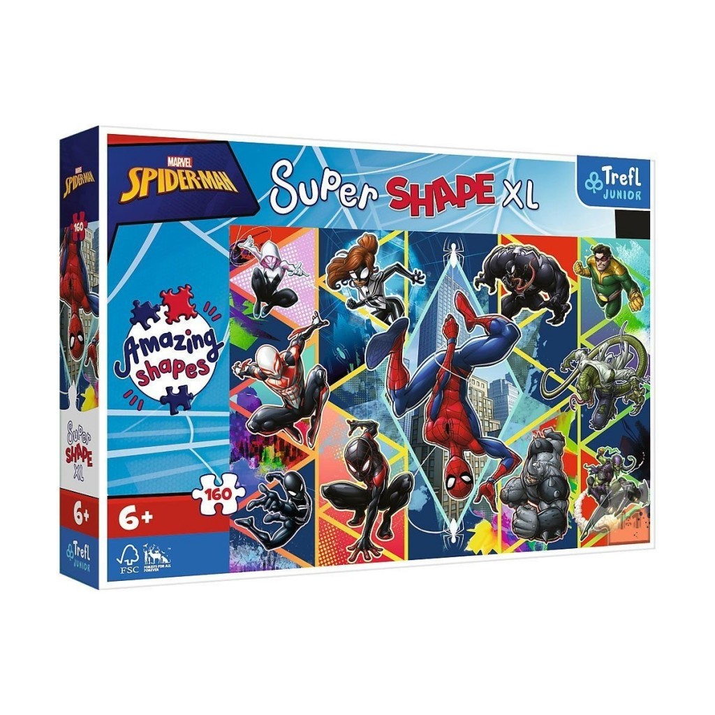 Puzzle-50024  Spiderman 160 Parça Çocuk Puzzle