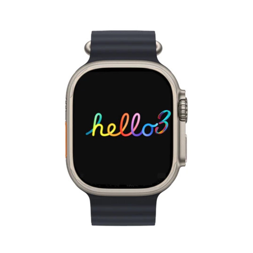 Schitec Hello 3 Watch Ultra Amoled Ekran Android İos Harmonyos Uyumlu Akıllı Saat Siyah