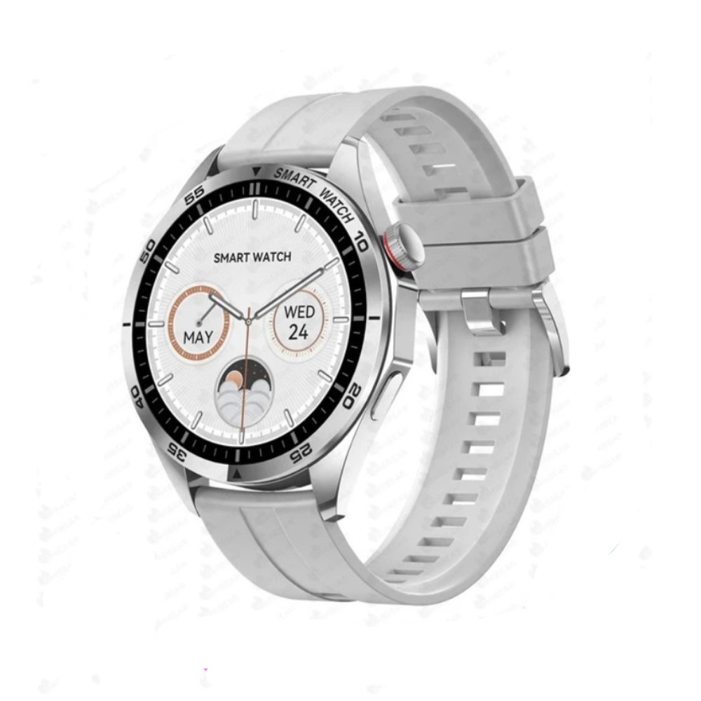 Schitec Watch Gt4 Amoled Ekran Android İos Harmonyos Uyumlu 3 Kordonlu Akıllı Saat Gümüş