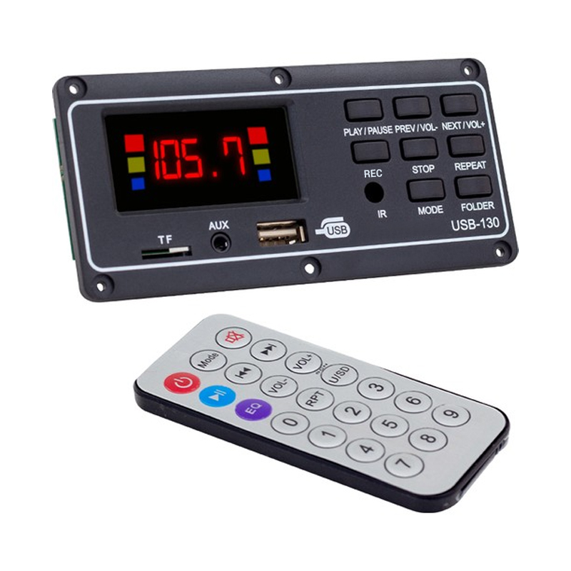 Shopzum Mv-15949 Usb-130 Usb/Sd/Mic/Aux/Bluetooth Kumandali Ekranli Oto Teyp Çevi̇ri̇ci̇ Di̇ji̇tal Player Board