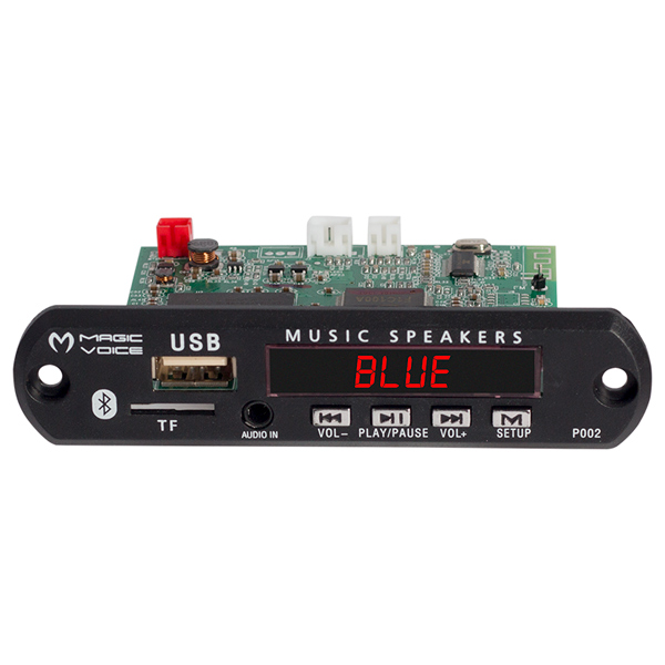 Shopzum P002A Mp5 Usb/Sd/Mmc/Bluetooth Kumandali Oto Teyp Çevi̇ri̇ci̇ Di̇ji̇tal Vi̇deo Player Board (12V-500Ma)