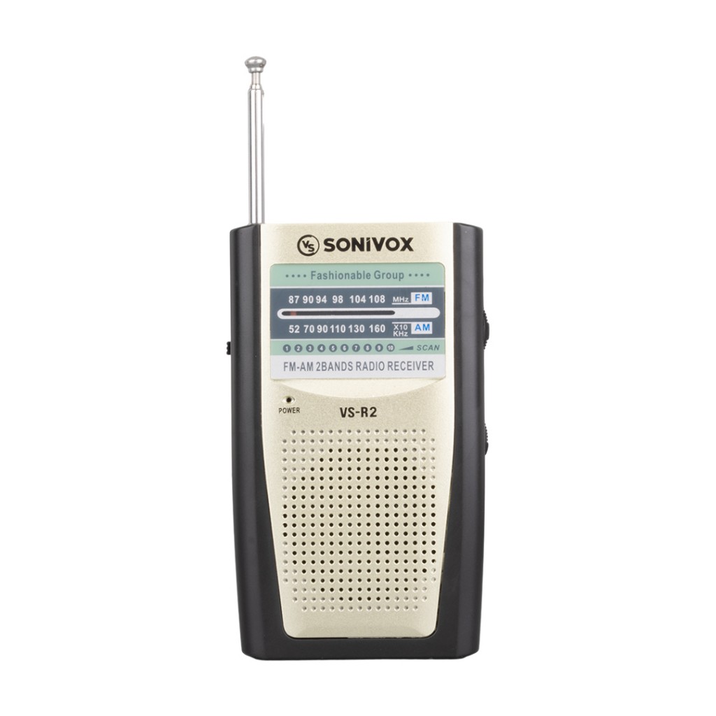 Sonivox Vs-R2 Krem Renk Analog Radyo