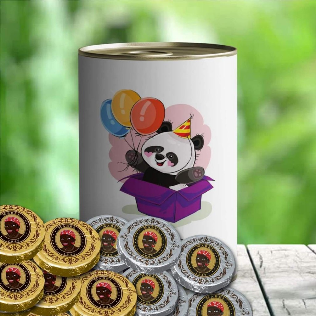 Sürpriz Panda Temalı Mabel Çikolata Konservesi