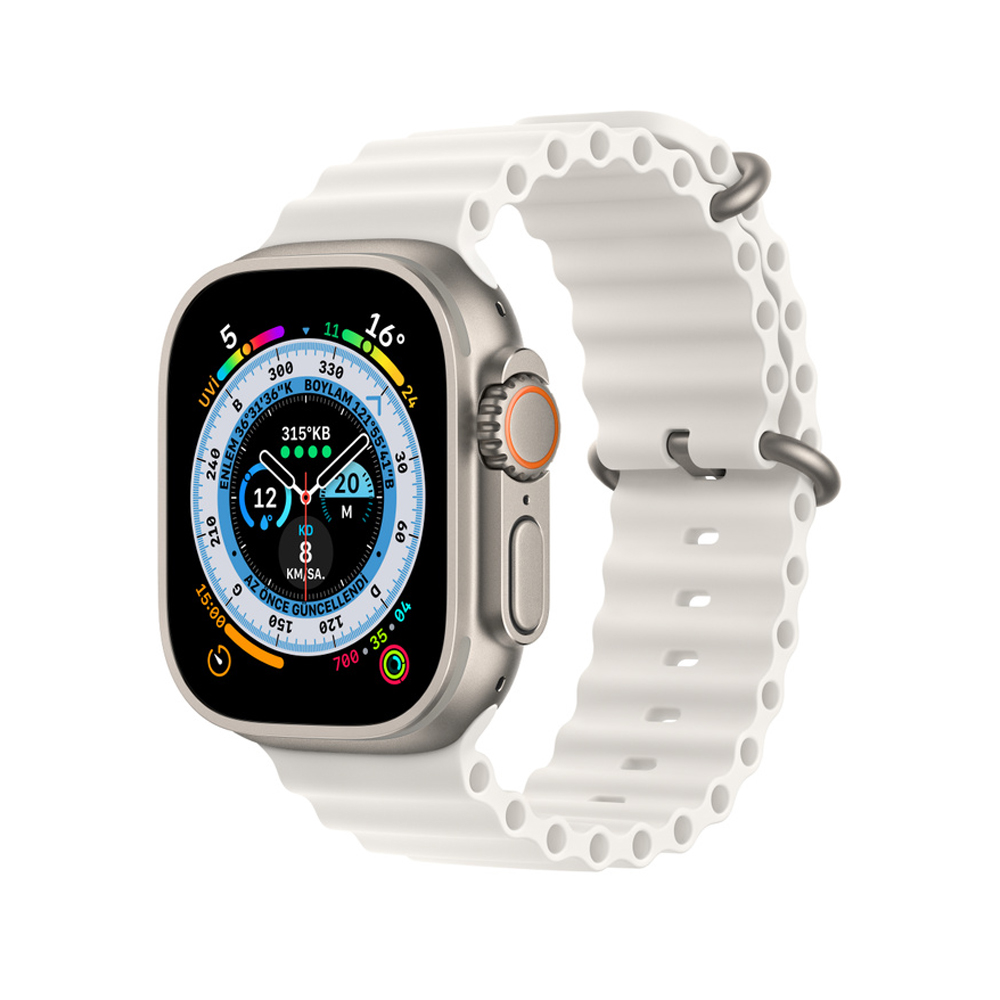 Watch S8 Ultra Max 2023 Android İos Uyumlu Akıllı Saat Beyaz