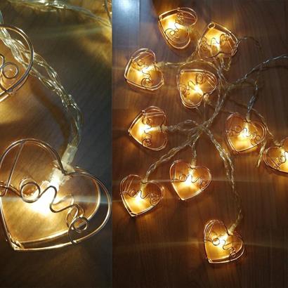 Shopzum Kalpli Şerit Led Işık Zinciri Aydınlatma Doğum Günü Süs Işığı
