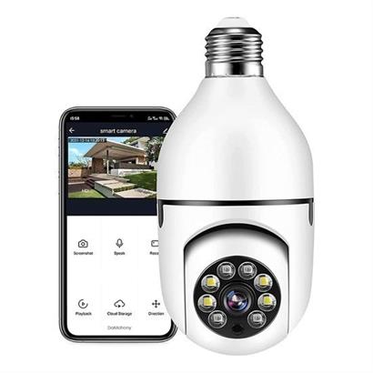 Shopzum Wifi 360 Panoramik Ampul Kamera Gece Görüş Ses Akıllı Hareket Algılayıcı