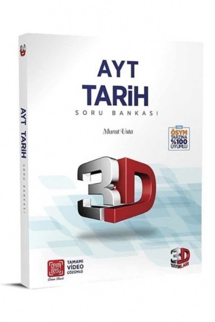 3D Ayt Tarih Tamamı Video Çözümlü Soru Bankası | Murat Usta | Çöz 4508195
