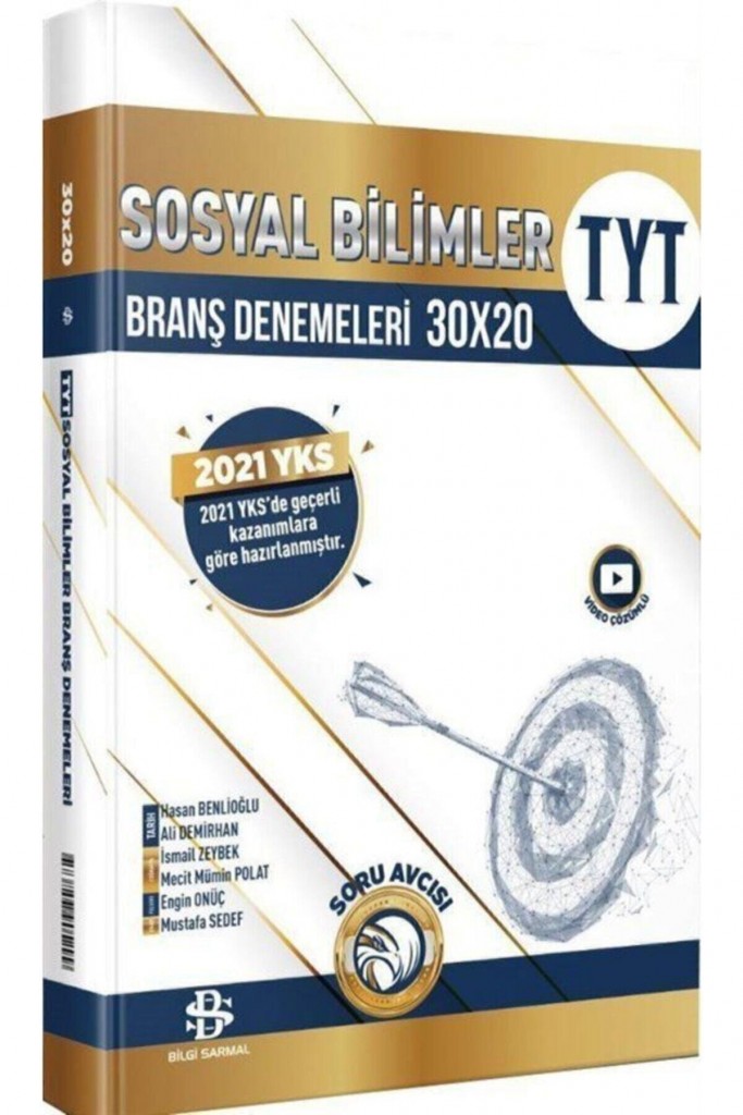 Bilgi Sarmal Yayınları Tyt Sosyal Bilimler 30 X 20 Branş Denemeleri
