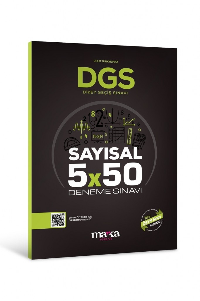 Marka Dgs Sayısal 5X50 Deneme Sınavı Tamamı Pdf Çözümlü Açıklanan Yeni Müfredat