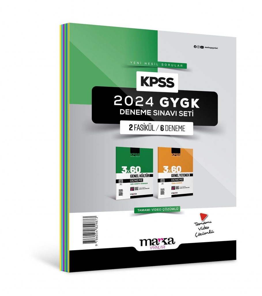 Marka Kpss Gygk 3X120 Deneme Sınav Seti