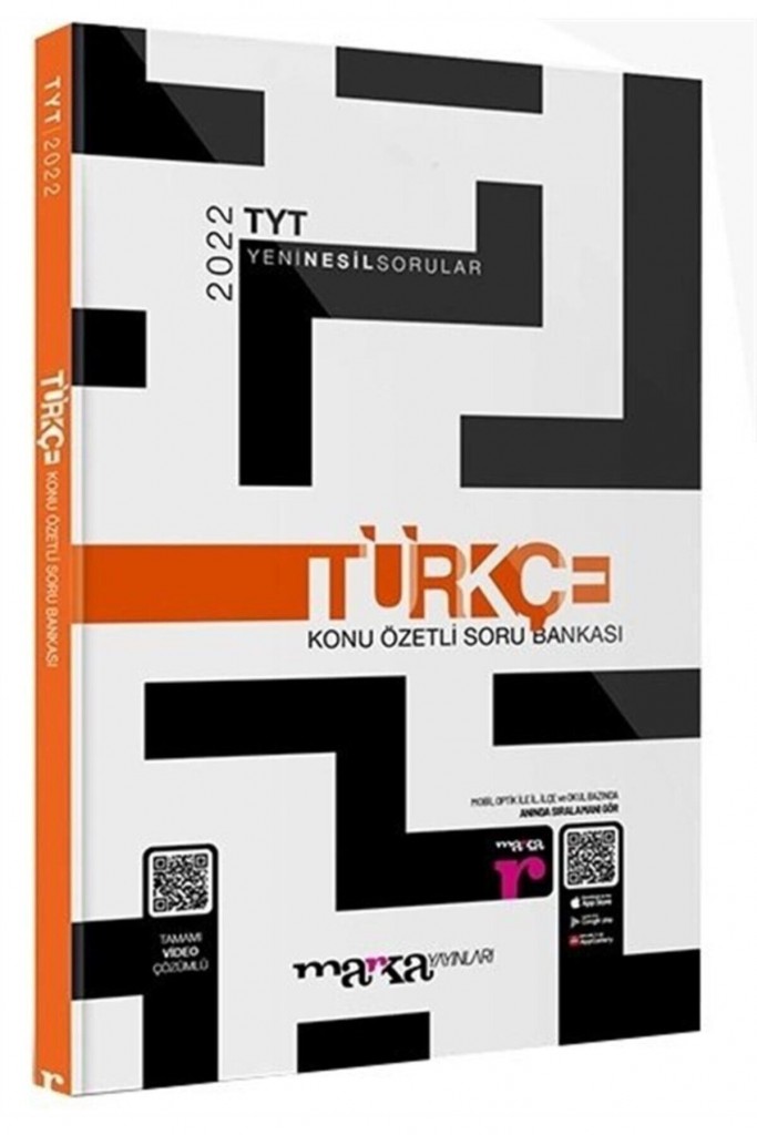 Marka Yks Tyt Türkçe Konu Özetli Soru Bankası Video Çözümlü