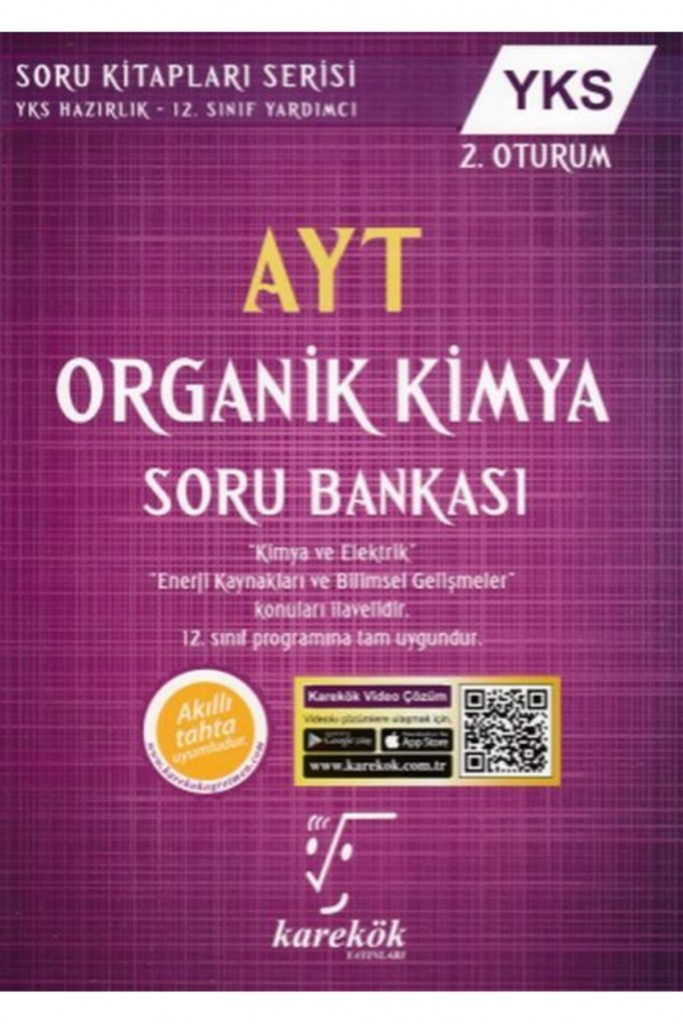 Organik Kimya Soru Bankası Karekök Yayınları