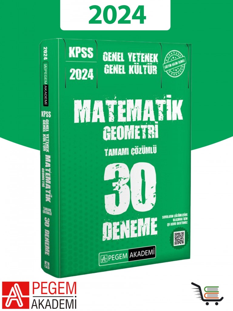 Pegem 2024 Matematik 30 Deneme Gk-Gy Kpss