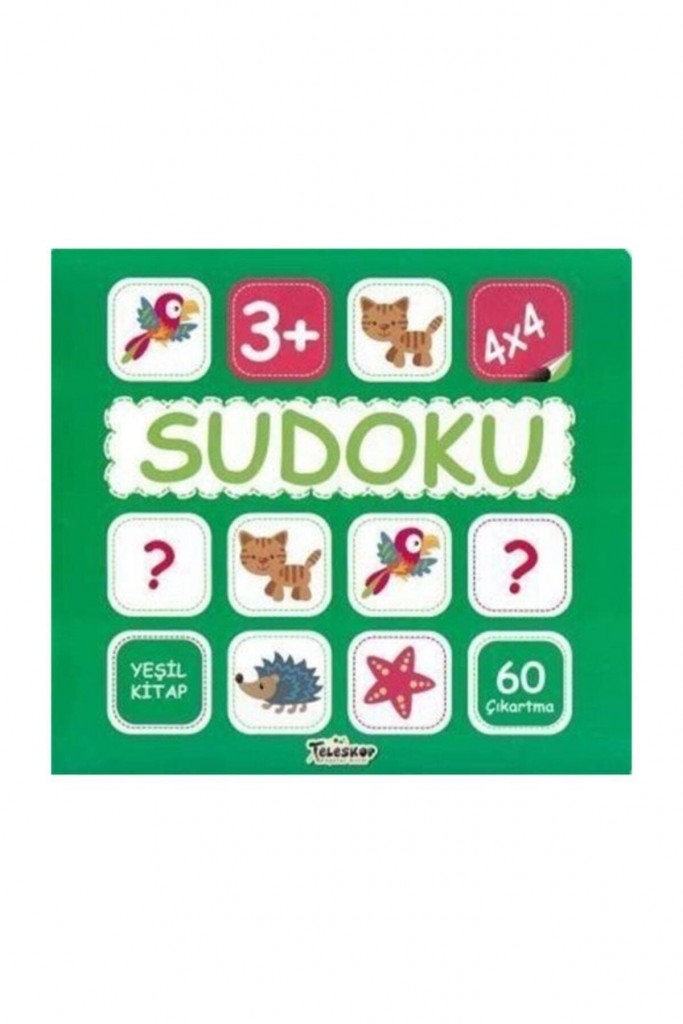 Sudoku 4X4 - Yeşil Kitap