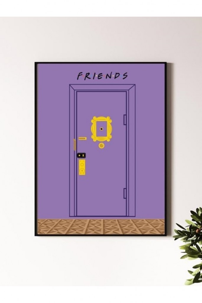 Friends Dizi Tasarımlı 24*33 Cm 350 Gr. Kuşe Kağıt Poster Pytkpstr012