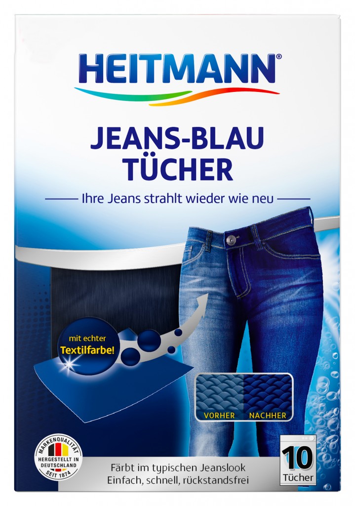 Heitmann Blue Jean Pantolon Renk Koruyucu Mendil 10'Lu