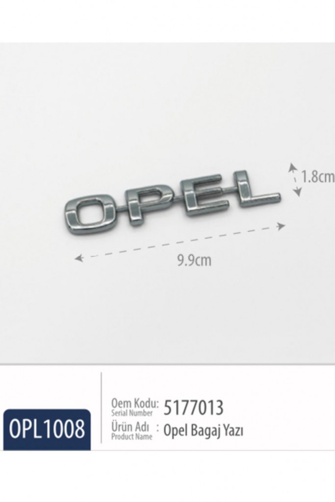 Opel Bagaj Yazisi 5177013