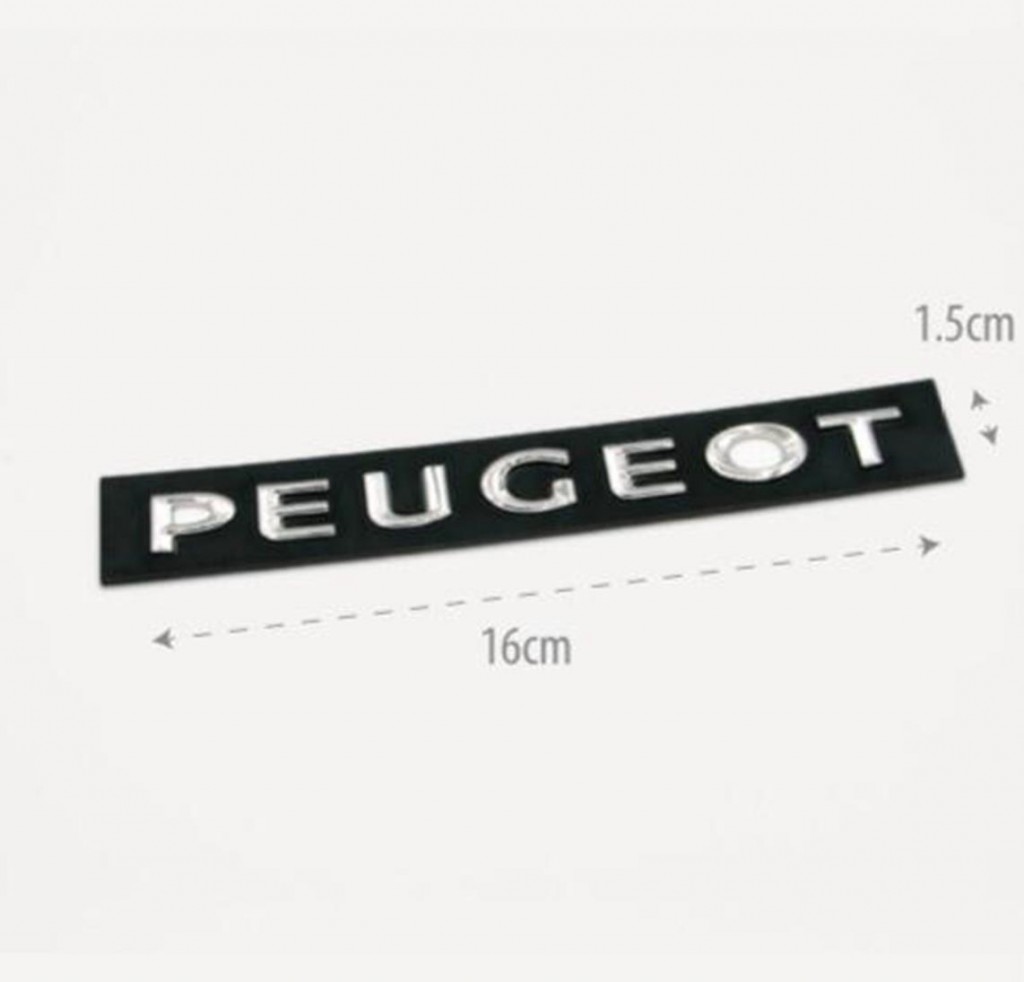 Peugeot Arka Bagaj Yazisi 301 Ve 508  Kasalar Icin Uygunur