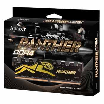 Apacer Panther-Golden 16 Gb (1X16Gb) 3600 Mhz Cl18 Ddr4 Gaming Ram (Ah4U16G36C25Y7Gaa-1)