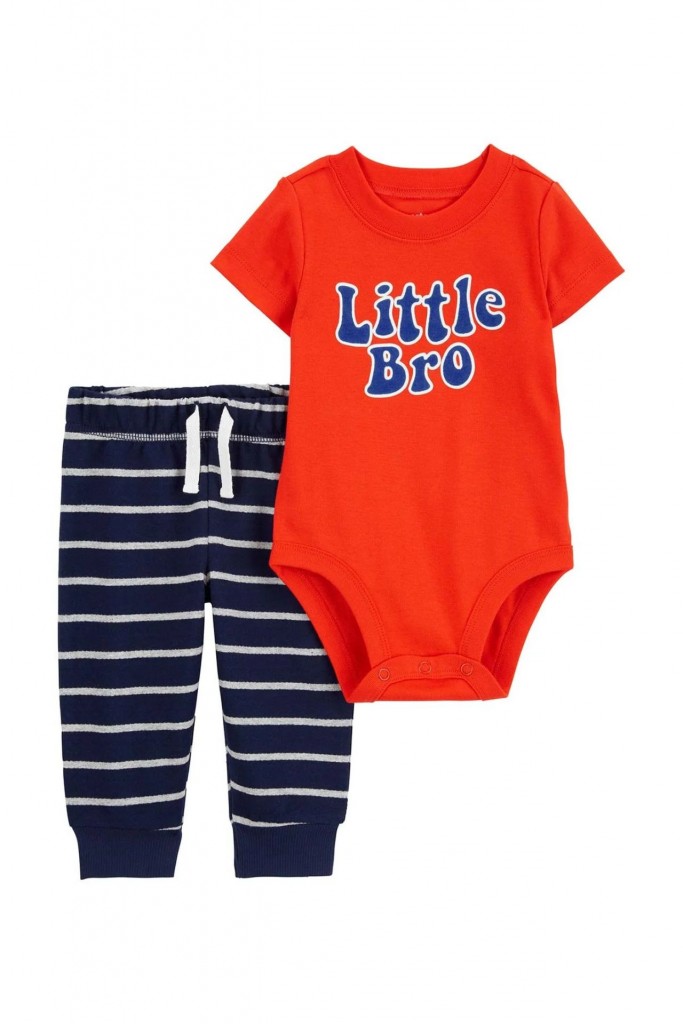 Carter's Erkek Bebek Body Pantolon Set 1Q429310 Karışık Renkli
