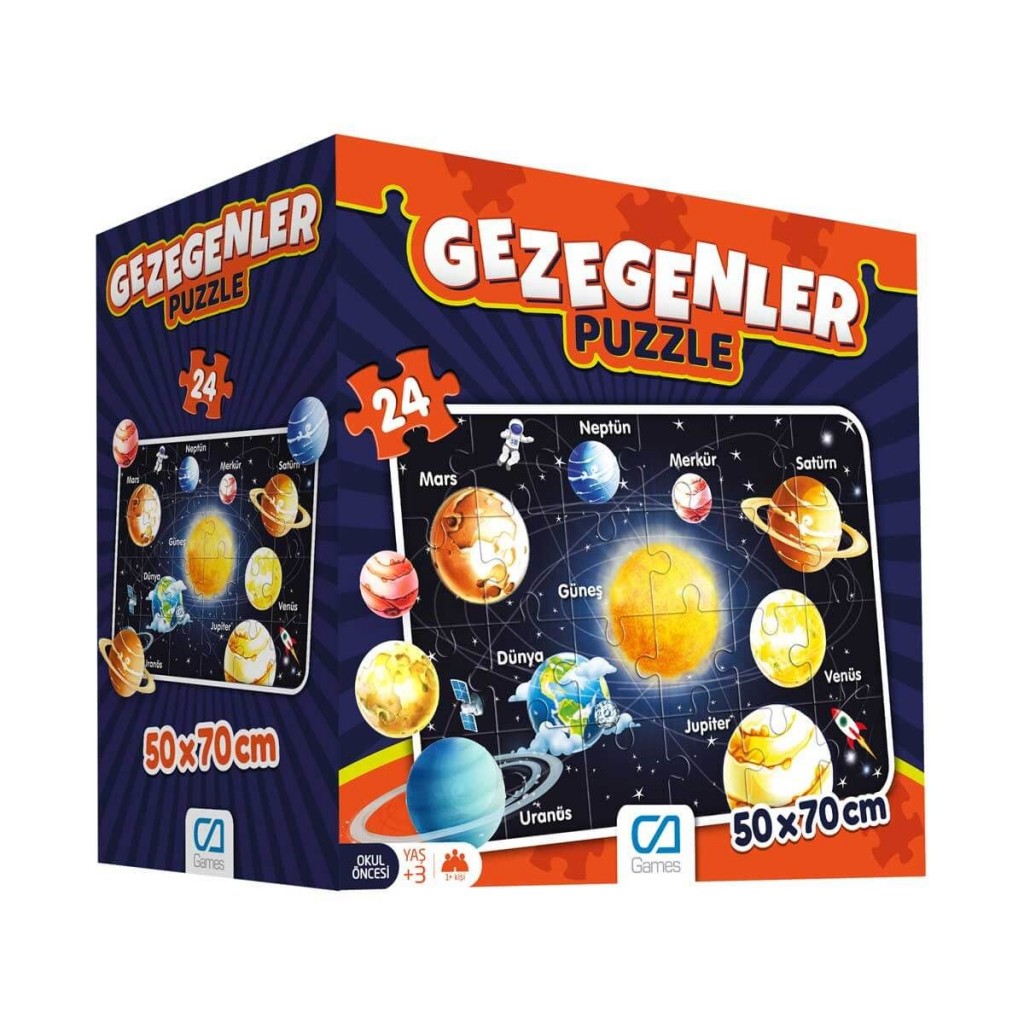 Games Gezegenler Eğitici Puzzle 5026