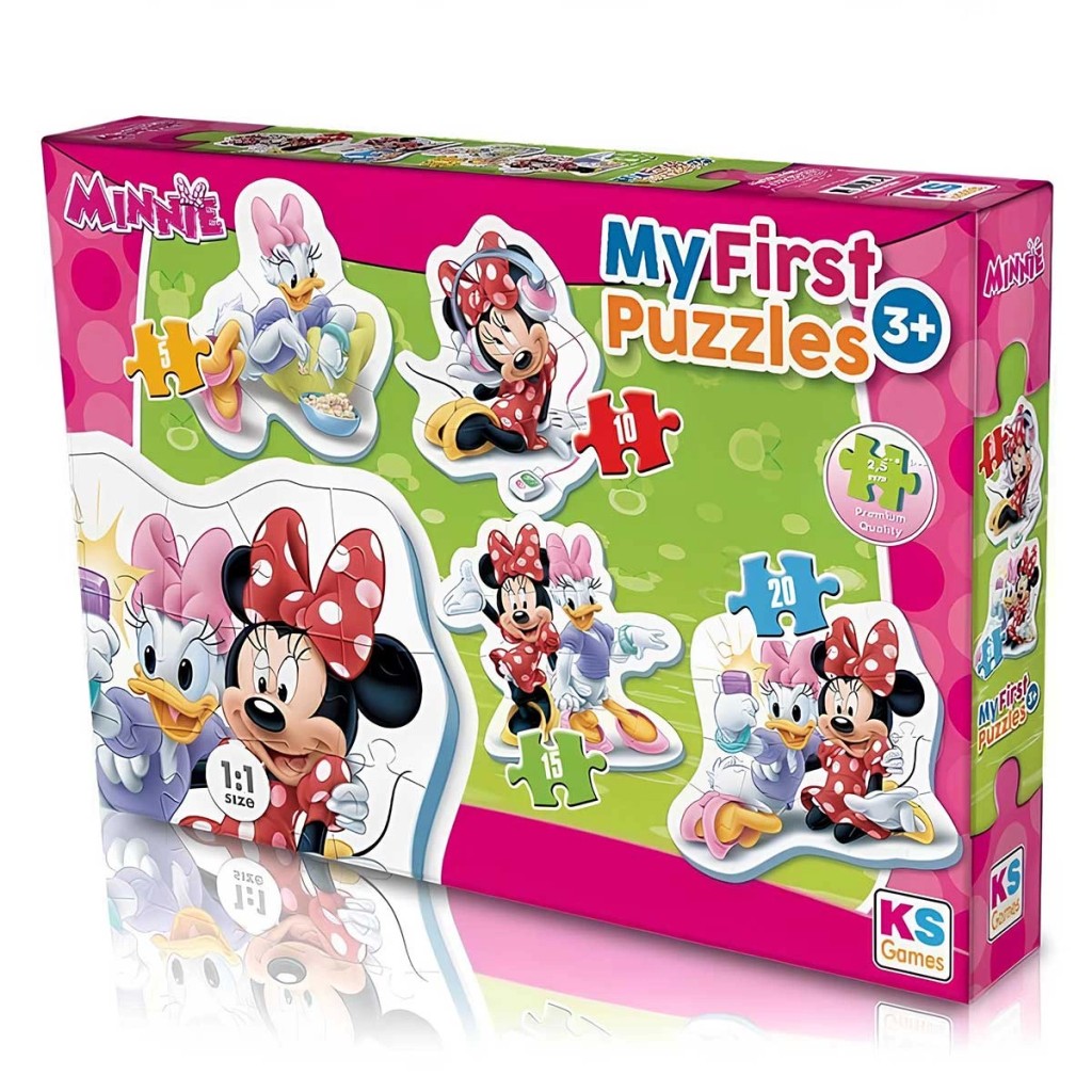 Ks Games Minnie My First Puzzle 4 In 1
