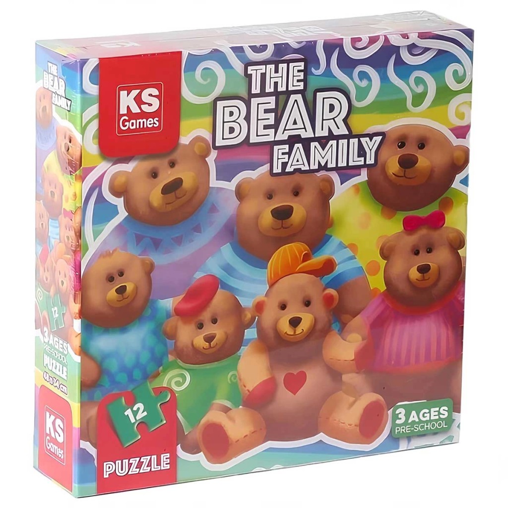 Ks Games The Bear Family Pre-School Puzzle