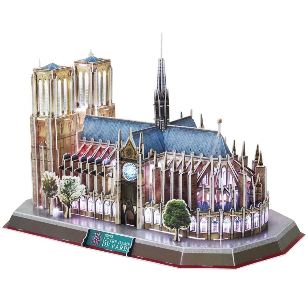 Nessiworld Cubicfun Notre Dame Paris 3D Puzzle 149 Parça Led Işıklı