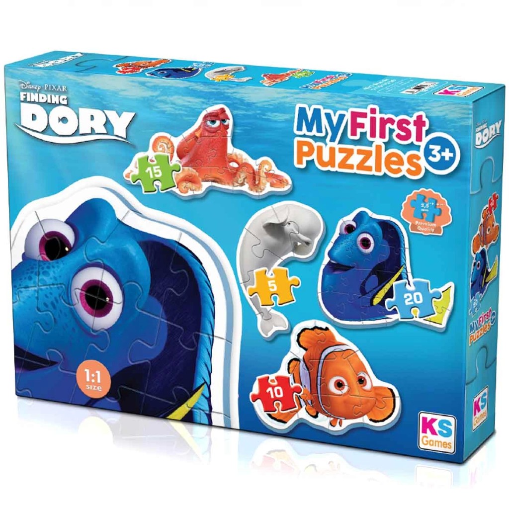 Nessiworld Ks Finding Dory My First 4 In 1 Puzzle