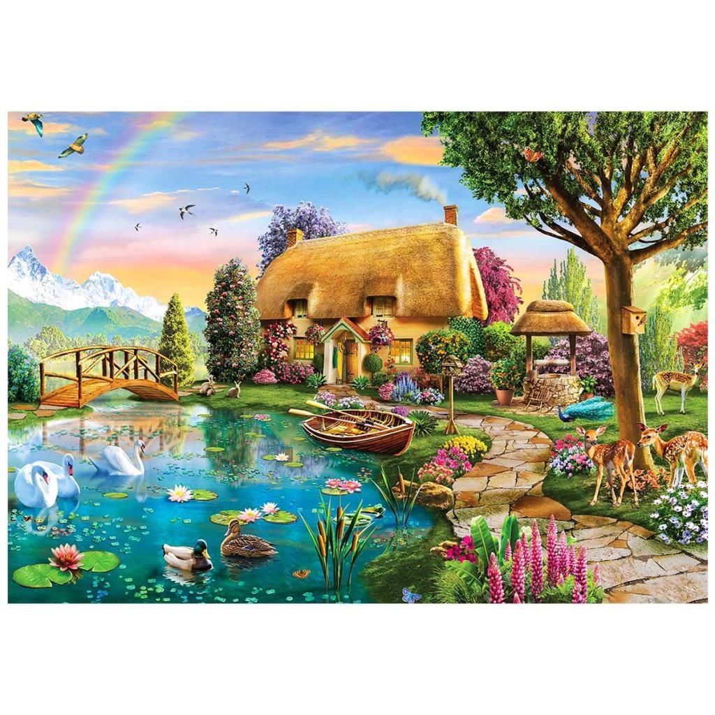 Nessiworld Ks Lakeside Cottage 2000 Parça Puzzle