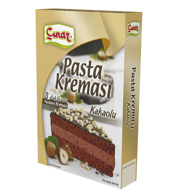 Kakaolu Pasta Kremasi / Pastry Cream Cocoa