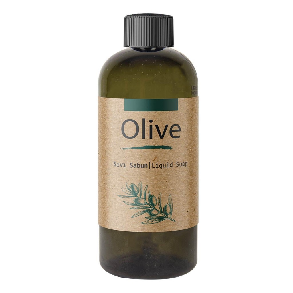 Olive Di̇spenser Sivi Sabun 400 Ml ( 5 Adet )