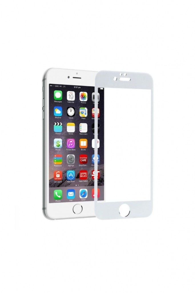 Iphone 7 Plus/8 Plus Beyaz (5D) Glass Ekran Koruyucu