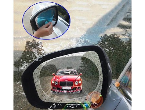 Araba Dikiz Ayna Yağmur Ve Buğu Önleyici Film (2 Adet)